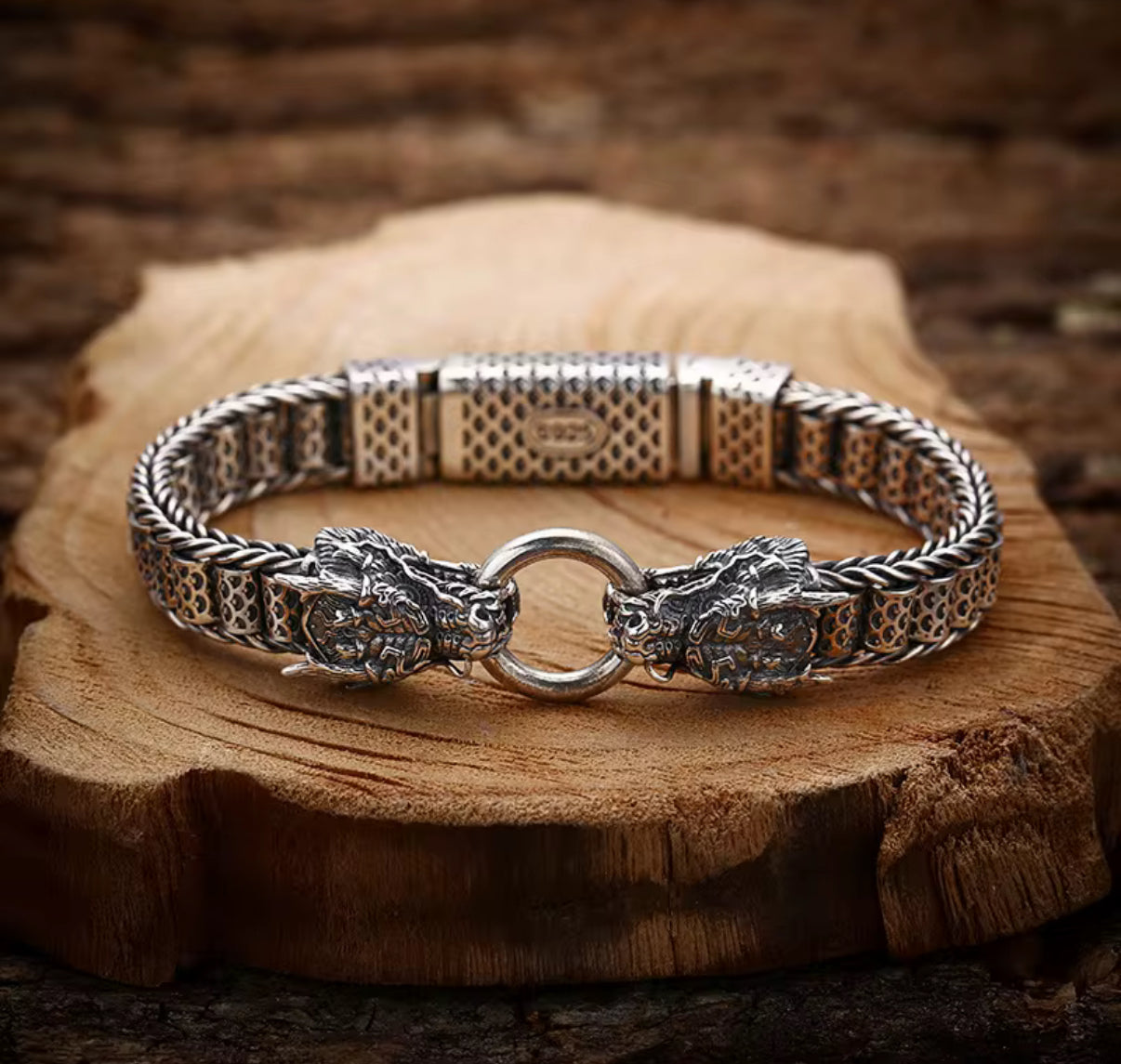 DOUBLE DRAGON BRACELET