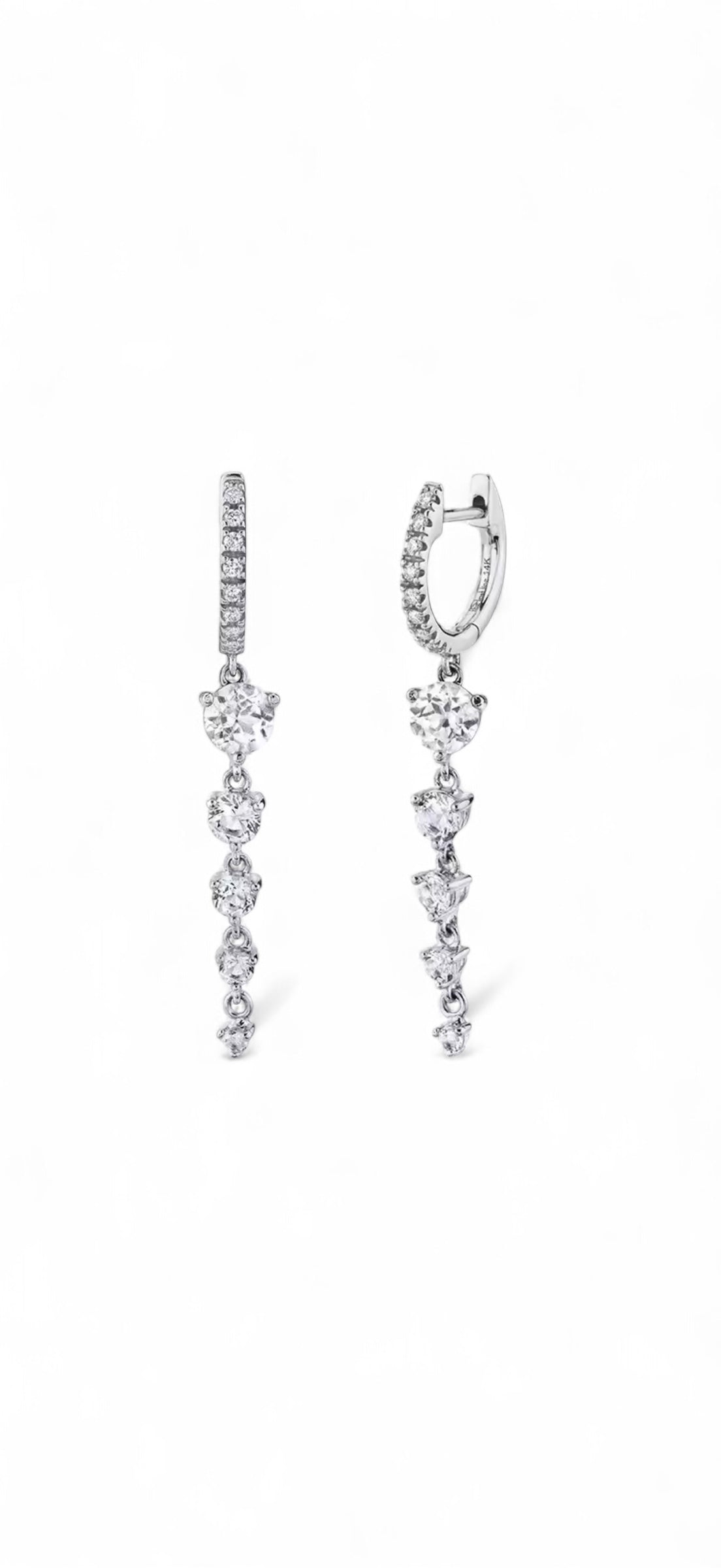 HOOP CZ EARRINGS