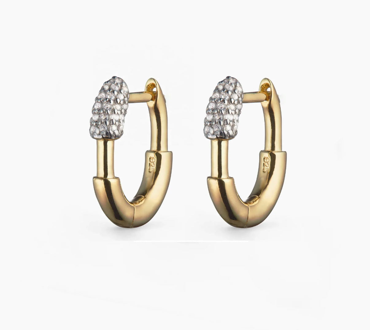 SMALL CZ HOOPS