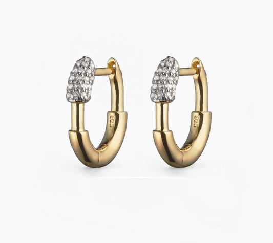SMALL CZ HOOPS