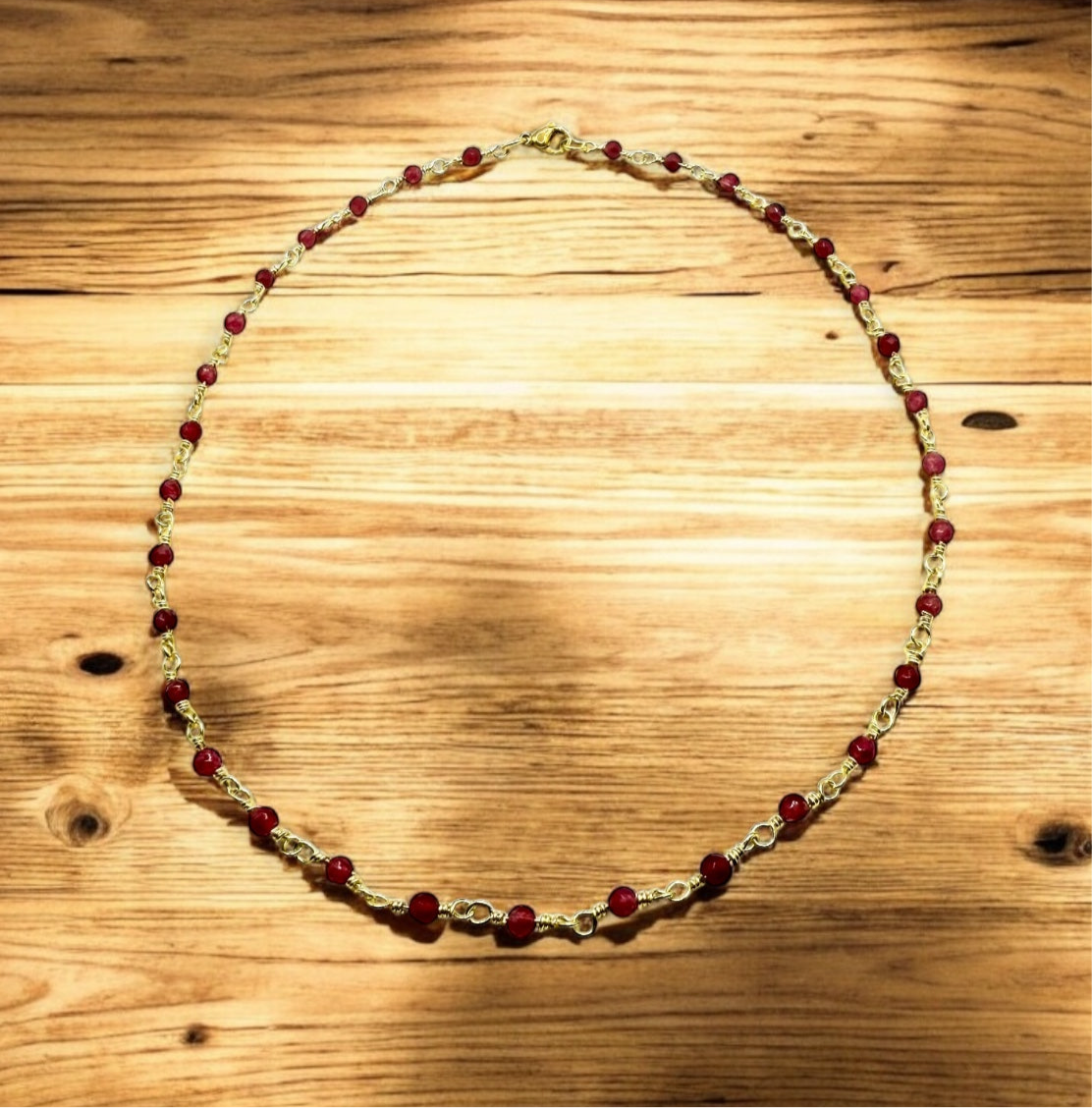 NATURAL BEADED CHOKER