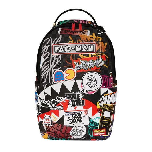 PACMAN LEVELED-UP ART BACKPACK