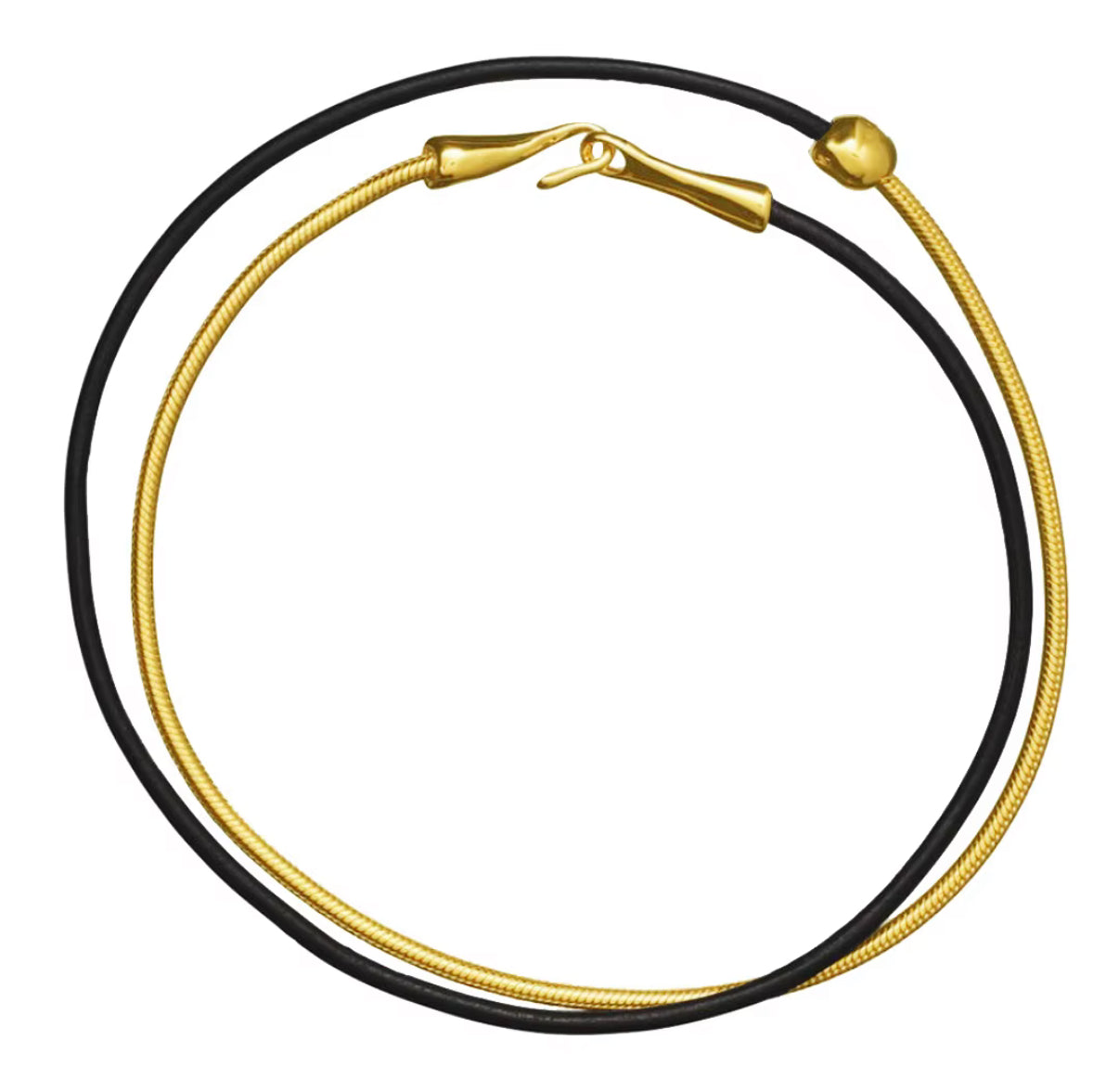 LEATHER WRAP CHOKER
