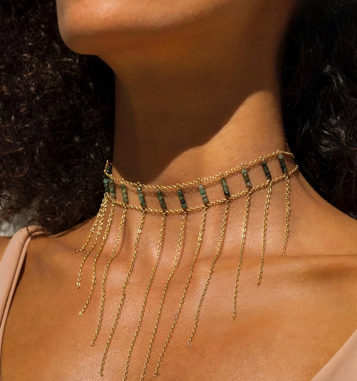 DAINTY BEADED NECKLACE