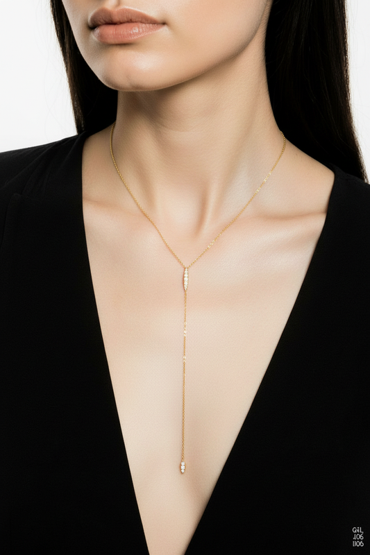 Y CZ NECKLACE