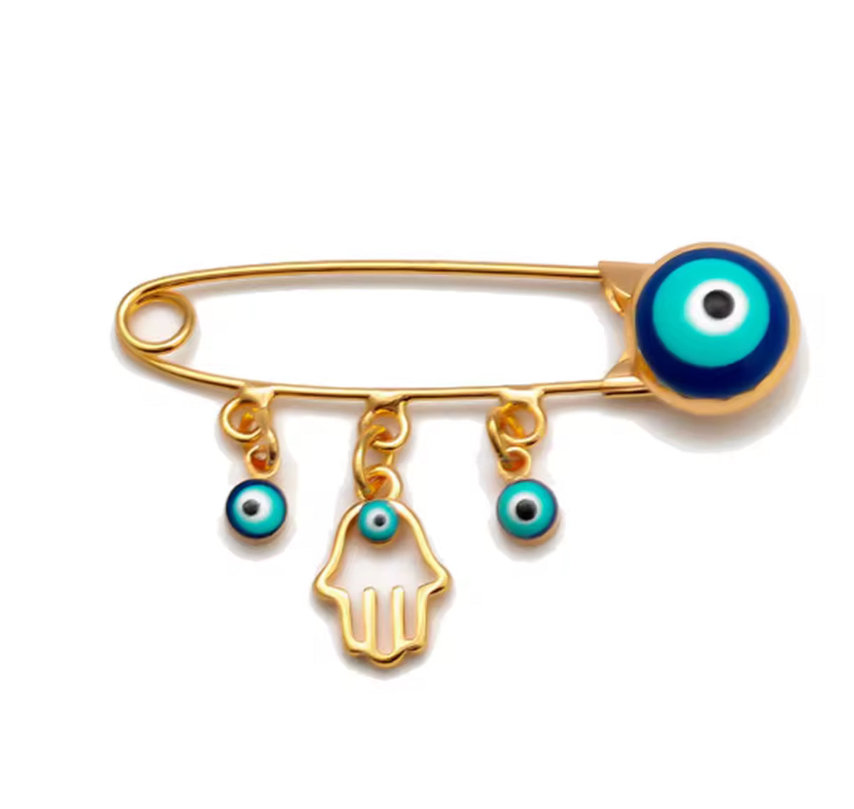 LUCKY EYE HAND PIN