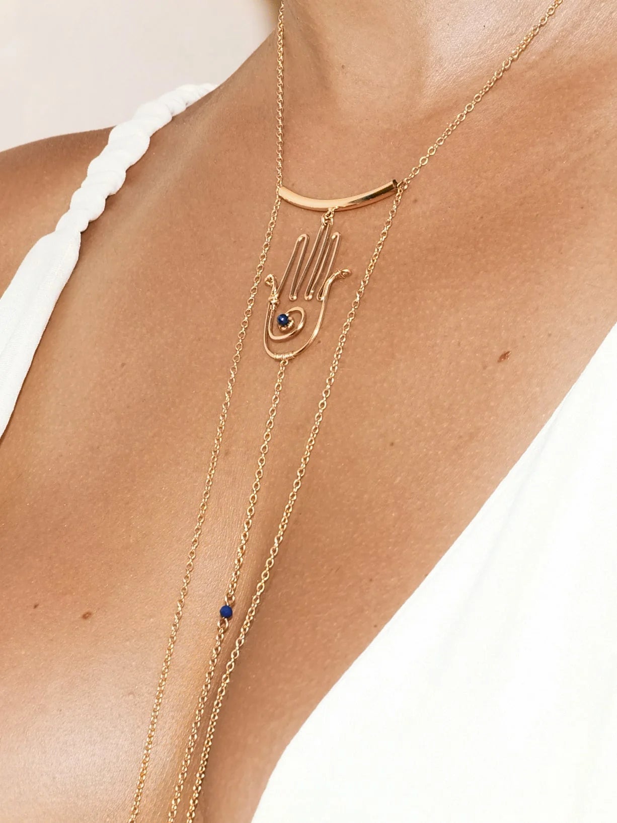 HAMSA BODYCHAIN ZIRCONIA