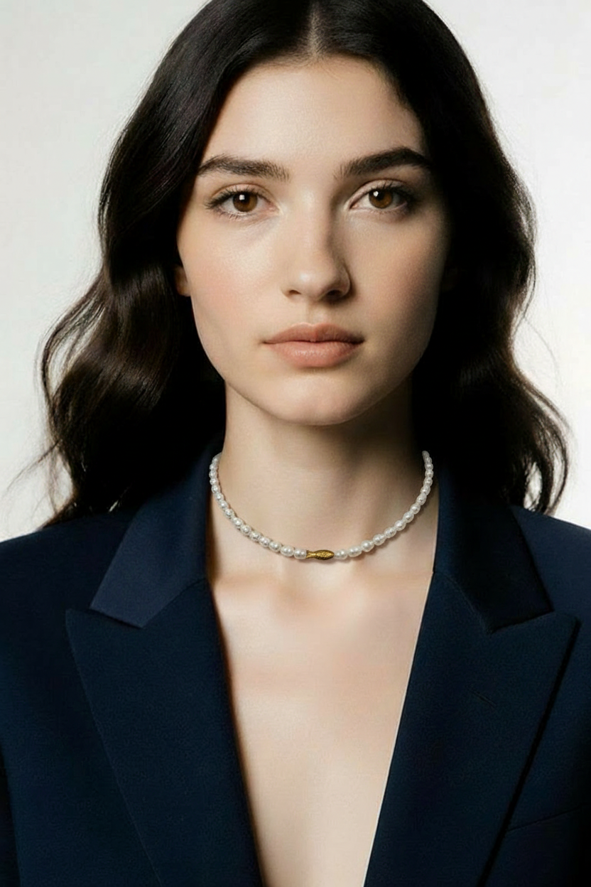 FISH PEARL NECKLACE