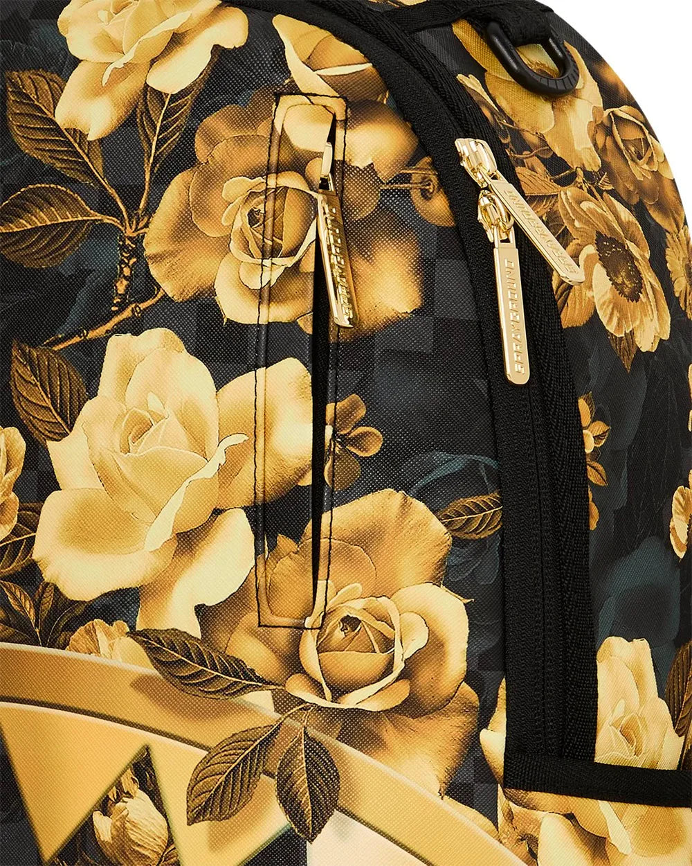 GOLD FLORAL REMIX BACKPACk
