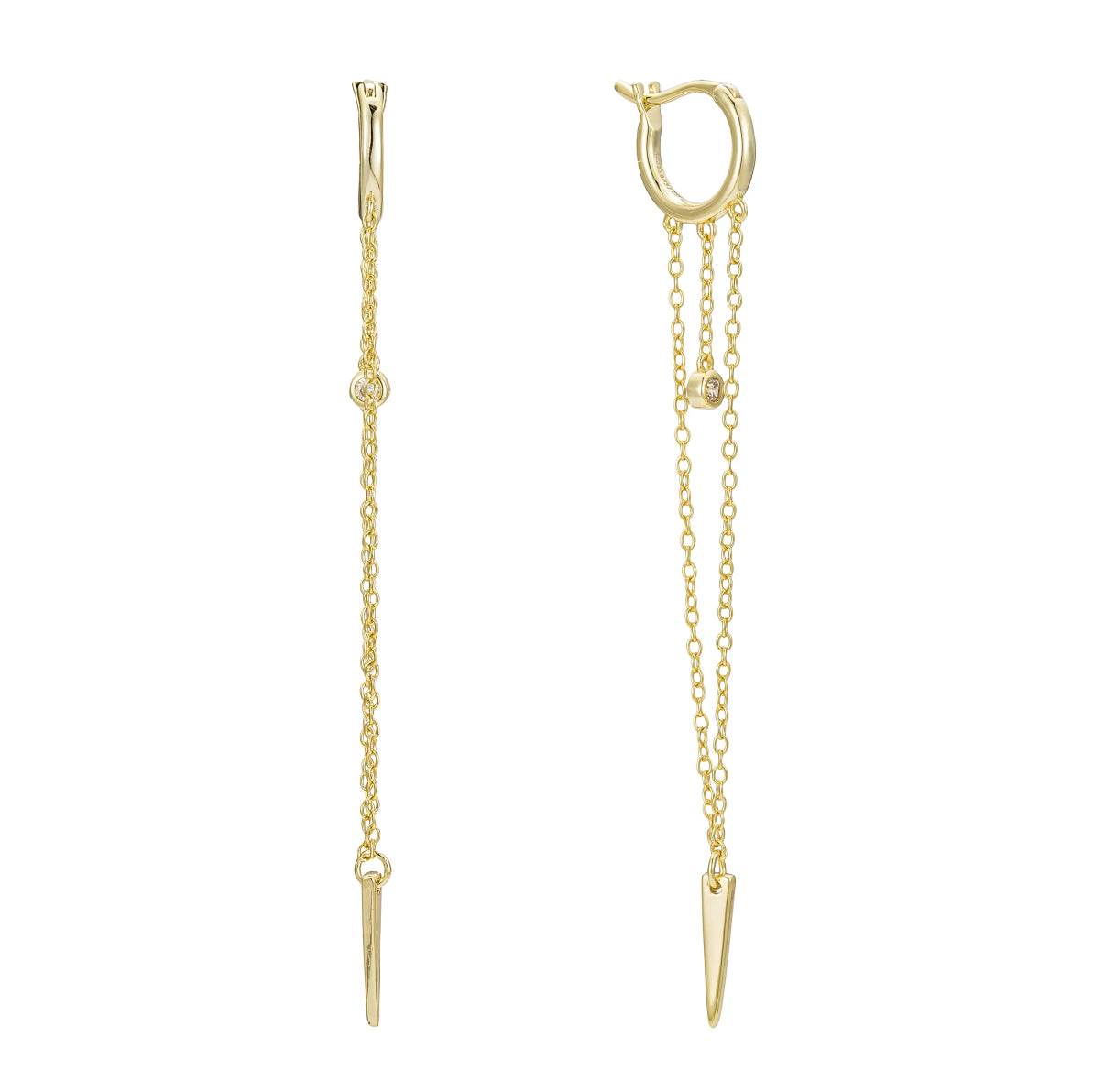LONG CHAIN EARRINGS