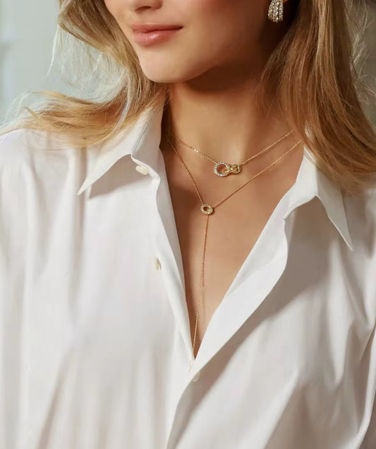 LARIAT LONG NECKLACE