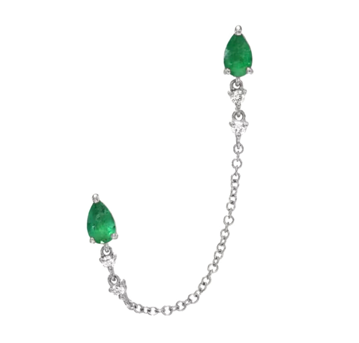 DOUBLE EMERALD CHAIN