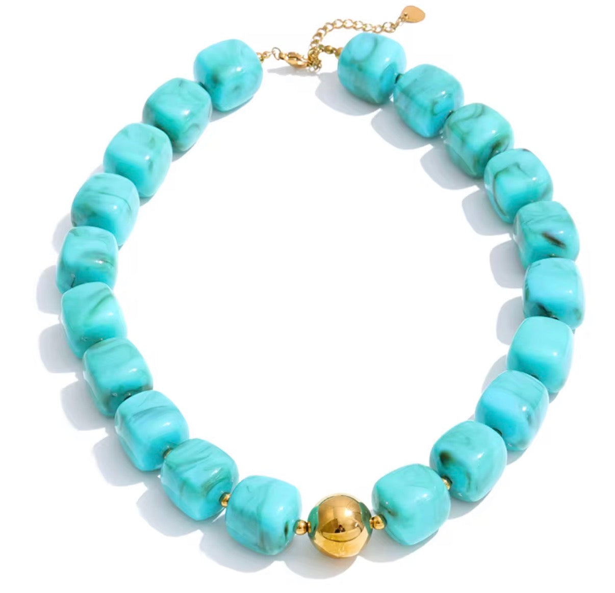 CHUNKY RESIN NECKLACE