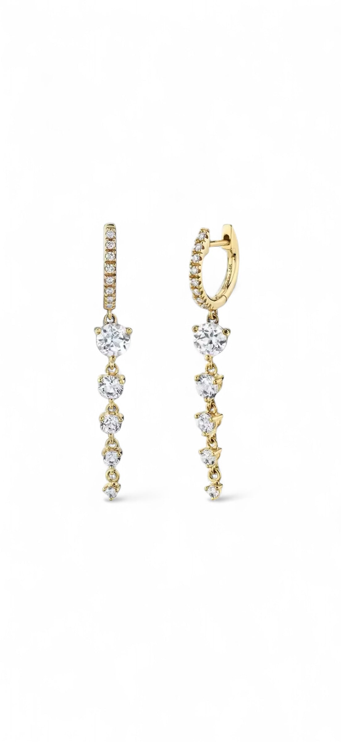 HOOP CZ EARRINGS