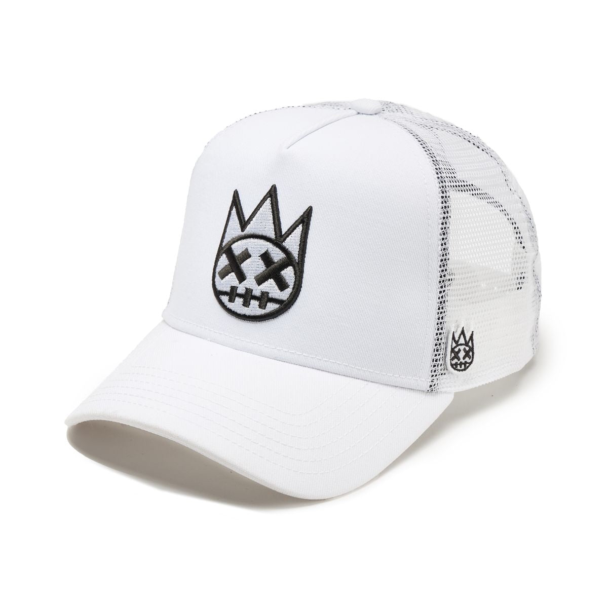 CULT CLEAN SHIMUCHAN BLACK LOGO MESH BACK TRUCKER HAT