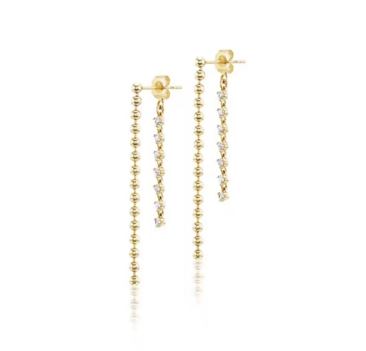 BALL CHAIN EARRINGS