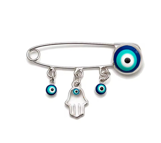 LUCKY EYE HAND PIN