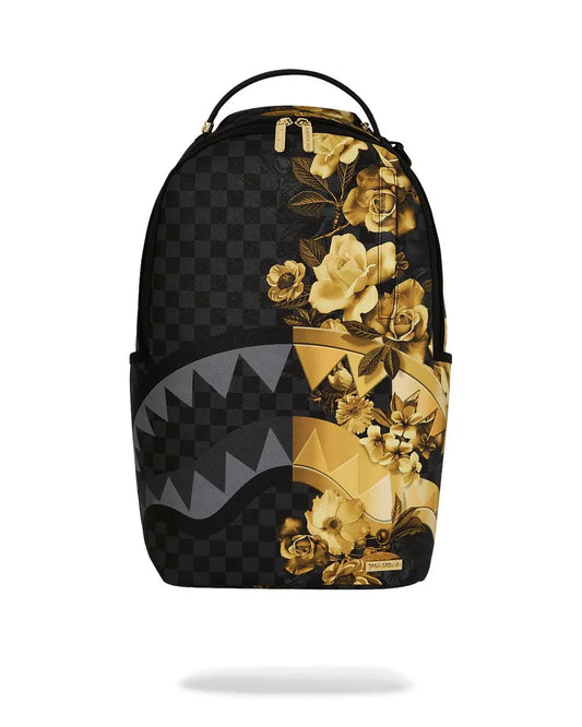 GOLD FLORAL REMIX BACKPACk