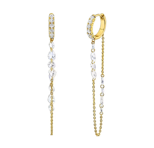 FLOATING CHAIN EARRINGS