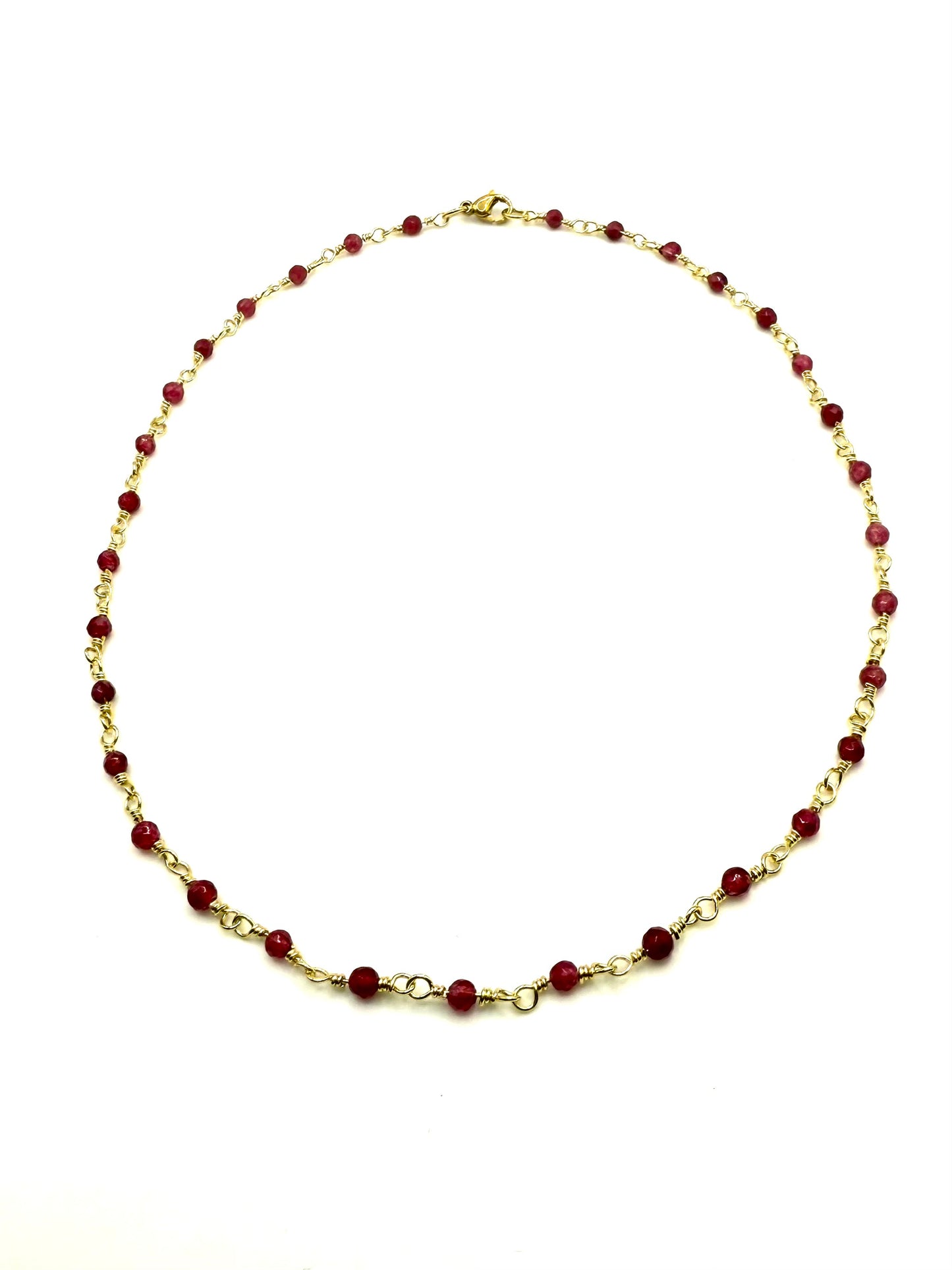 NATURAL BEADED CHOKER
