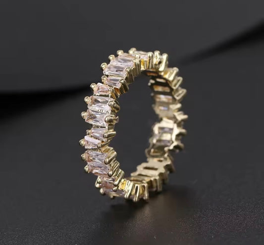 Gold Band Ring in 18K Gold Plated Stainless Steel