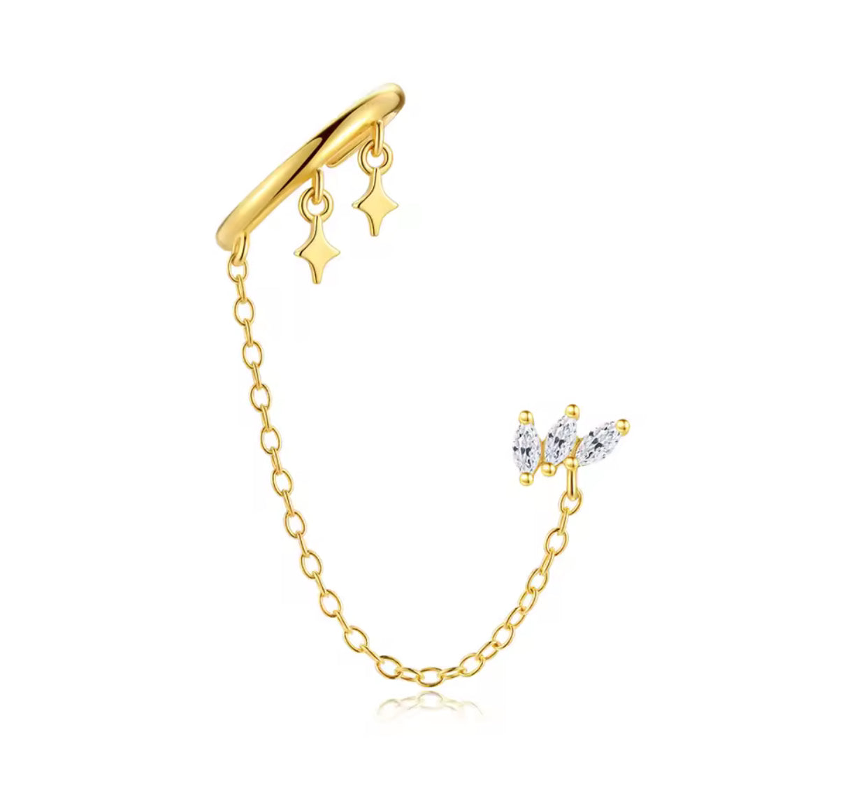 HANGING DOUBLE CUFF CHAIN – Lenozella