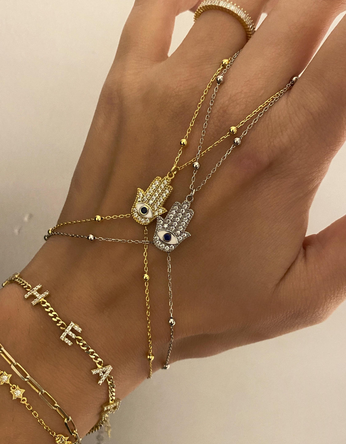 HAMSA HAND CHAIN