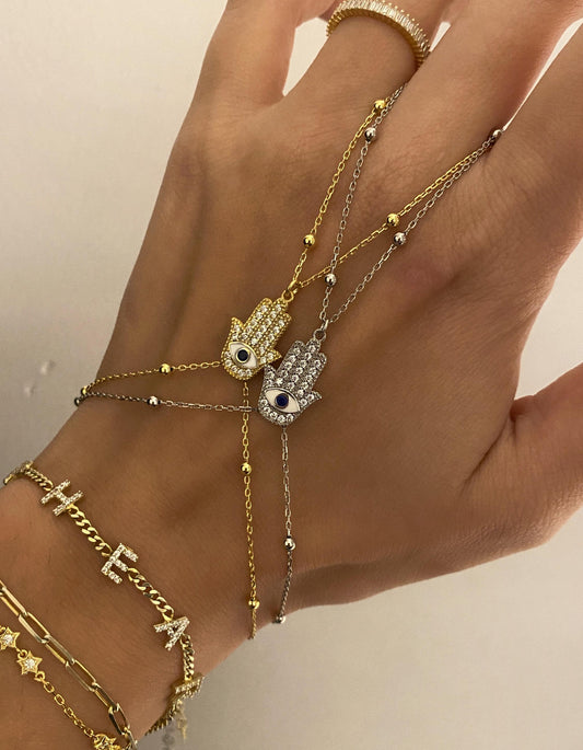 HAMSA HAND CHAIN