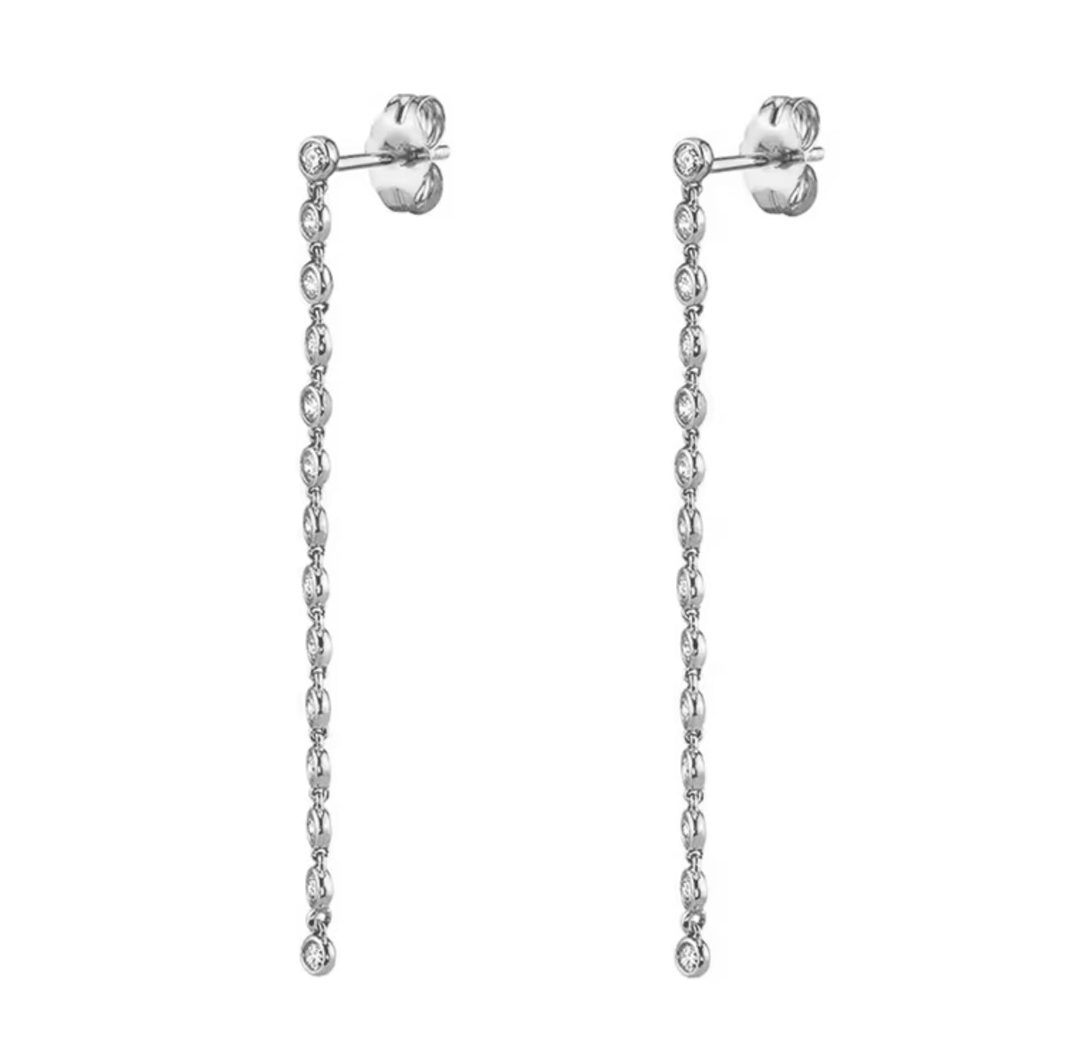 LONG CZ EARRINGS