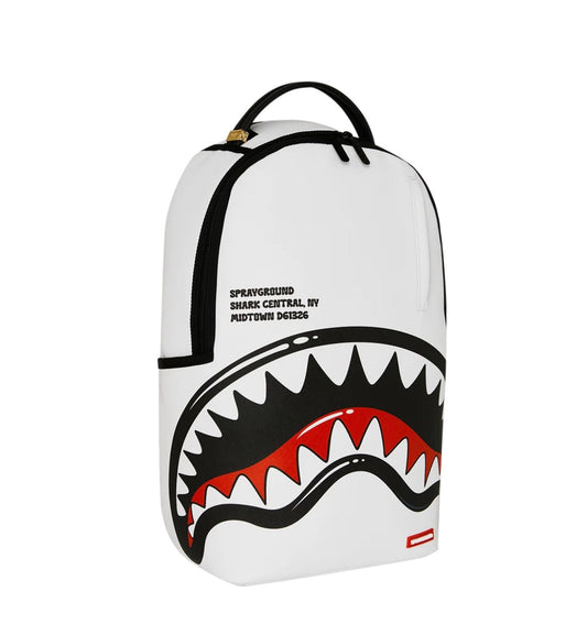 SHARK CENTRAL BUBBLE SHARK (WHT) BACKPACK