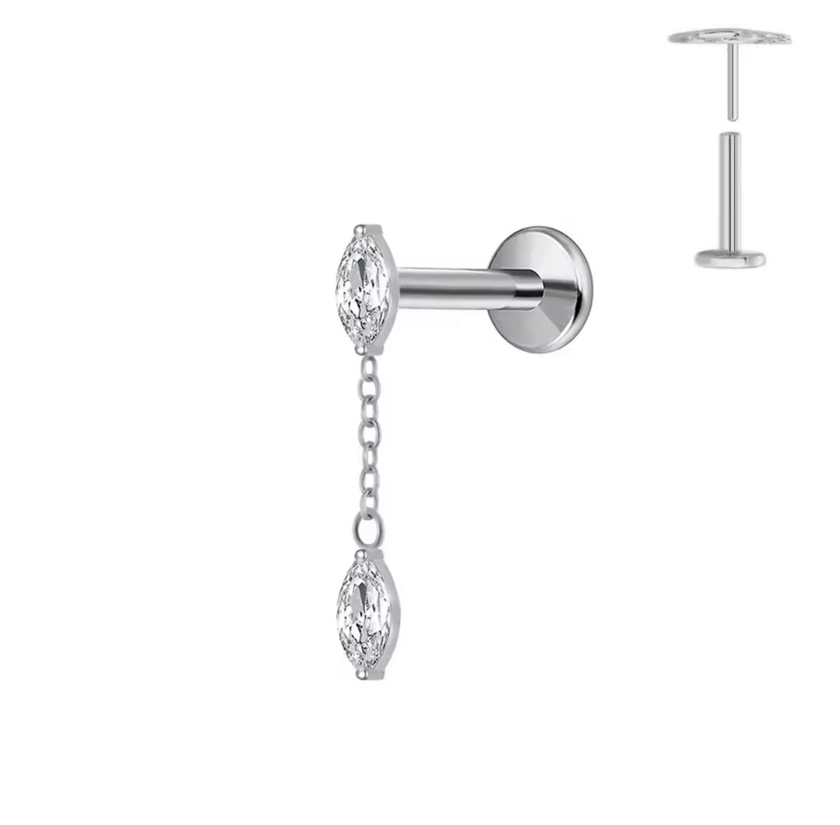 FLATBACK HANGING STUD