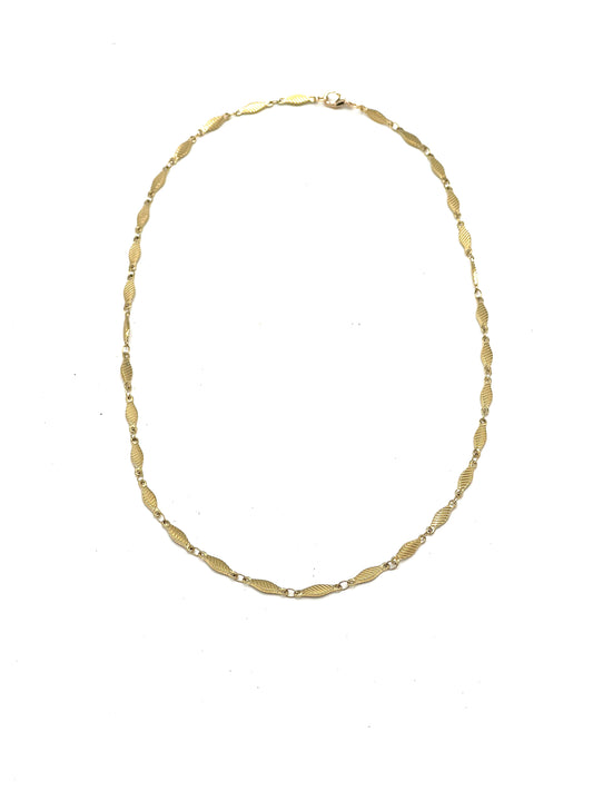 OVAL CONNECTED NECKLACE