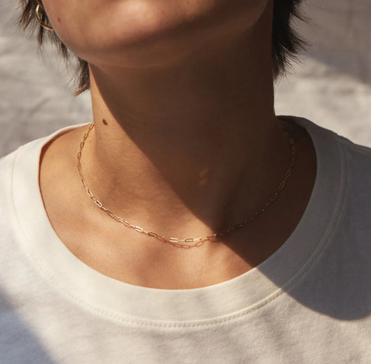 DAINTY PAPERCLIP CHAIN