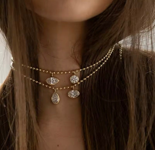 Chain Necklace Luxury Stainless Steel