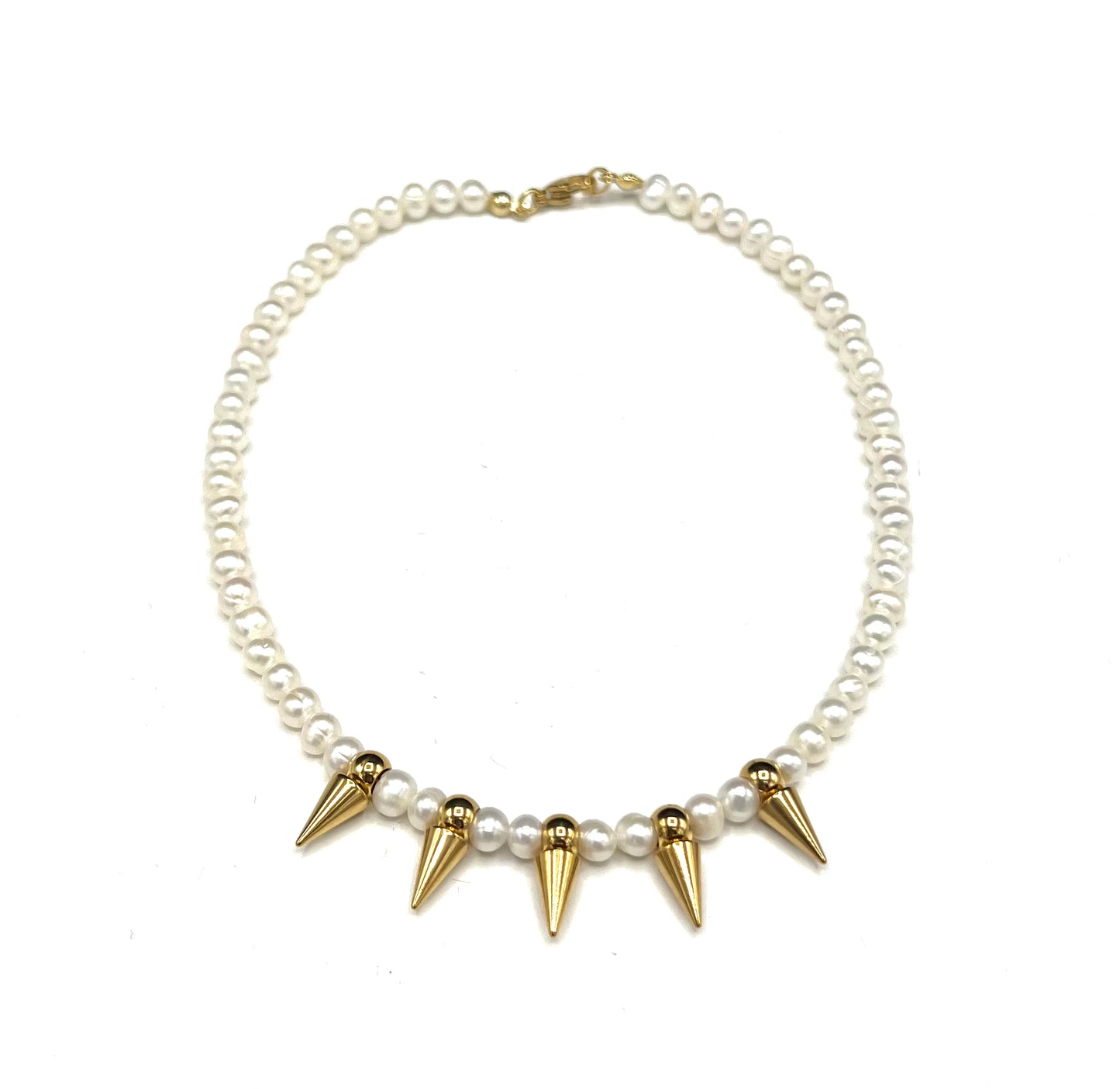 SPIKE PEARL NECKLACE