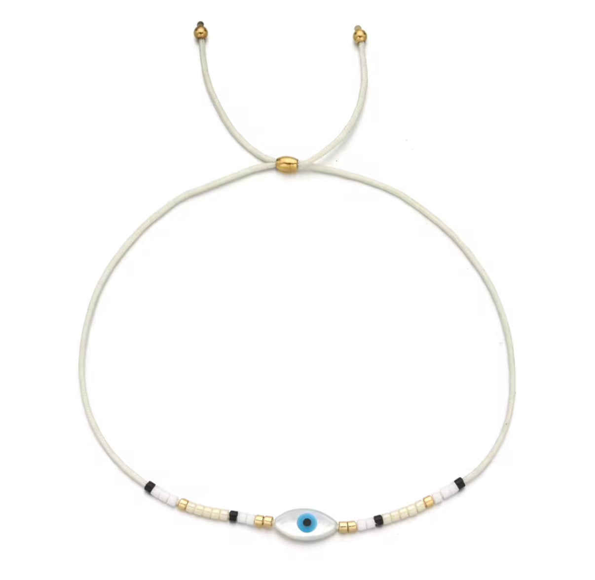 BEADED EYE BRACELET