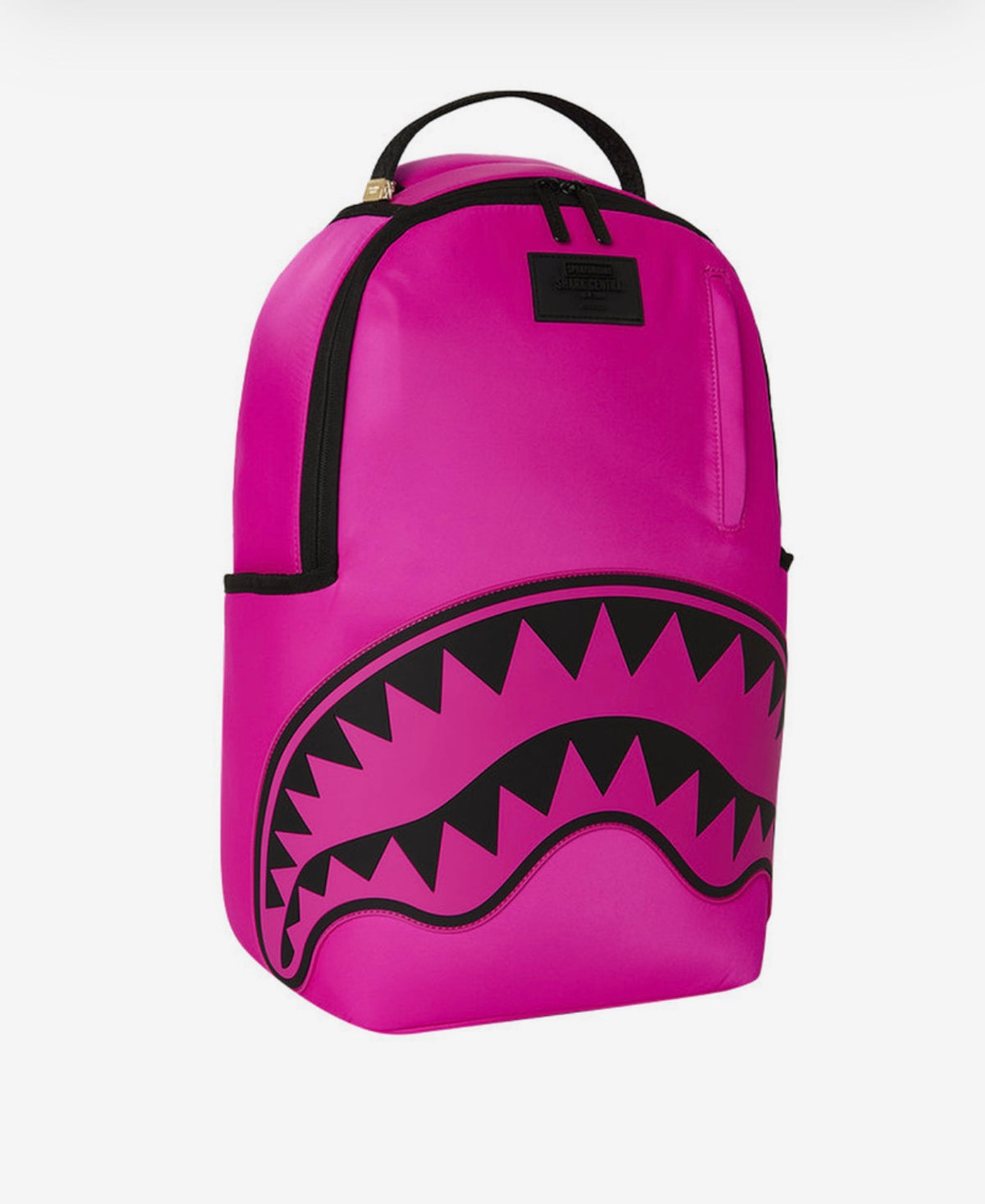 Sprayground Shark Central White Stencil Shark Pink Dlxsv Backpack