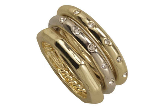 STACKABLE CRYSTALS RING