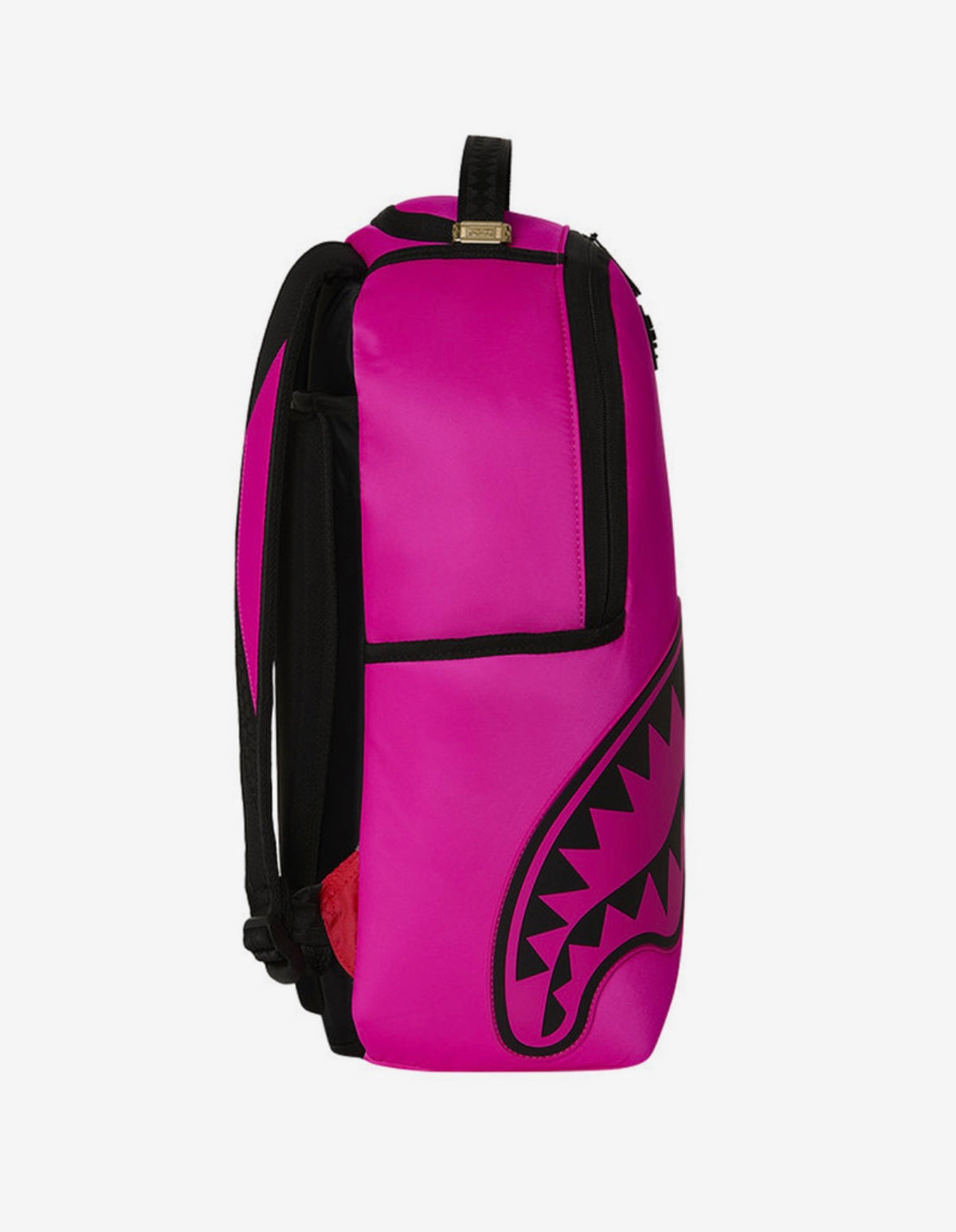 Sprayground Shark Central White Stencil Shark Pink Dlxsv Backpack