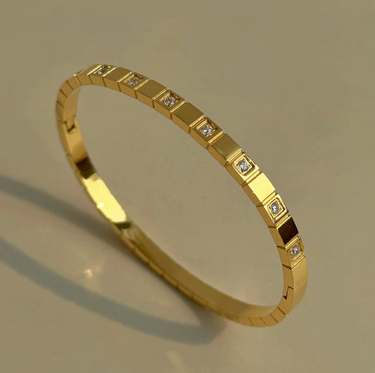 SQUARE CZ BANGLE