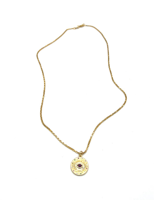 RED EYE NECKLACE