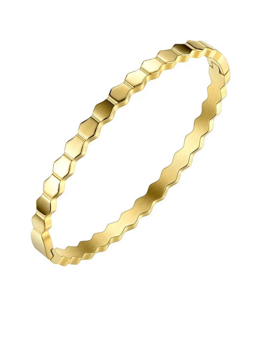 HEXAGON CUFF BRACELET