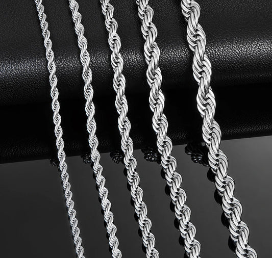 MENS TWISTED NECKLACE