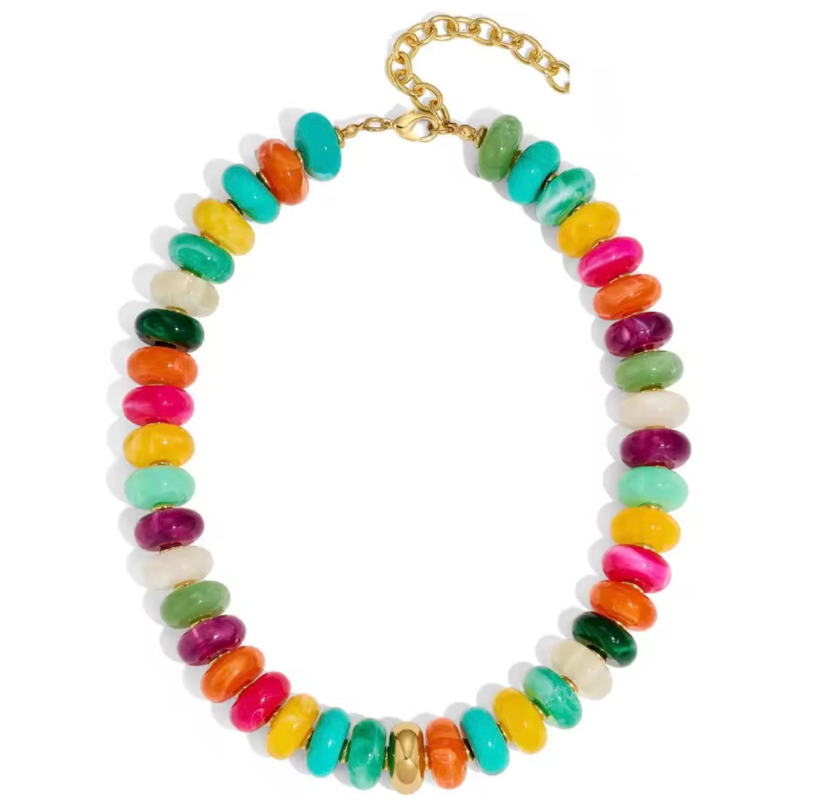 CHUNKY RESIN NECKLACE