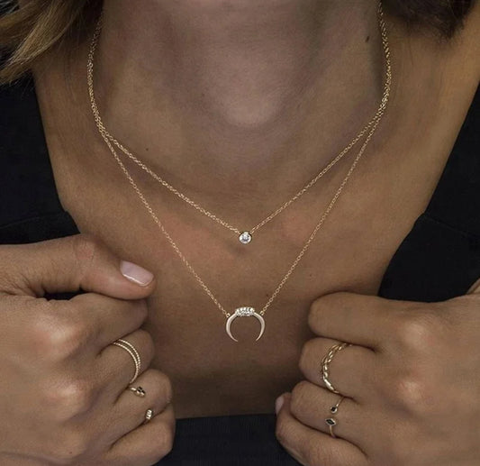 DAINTY ROUND CZ NECKLACE