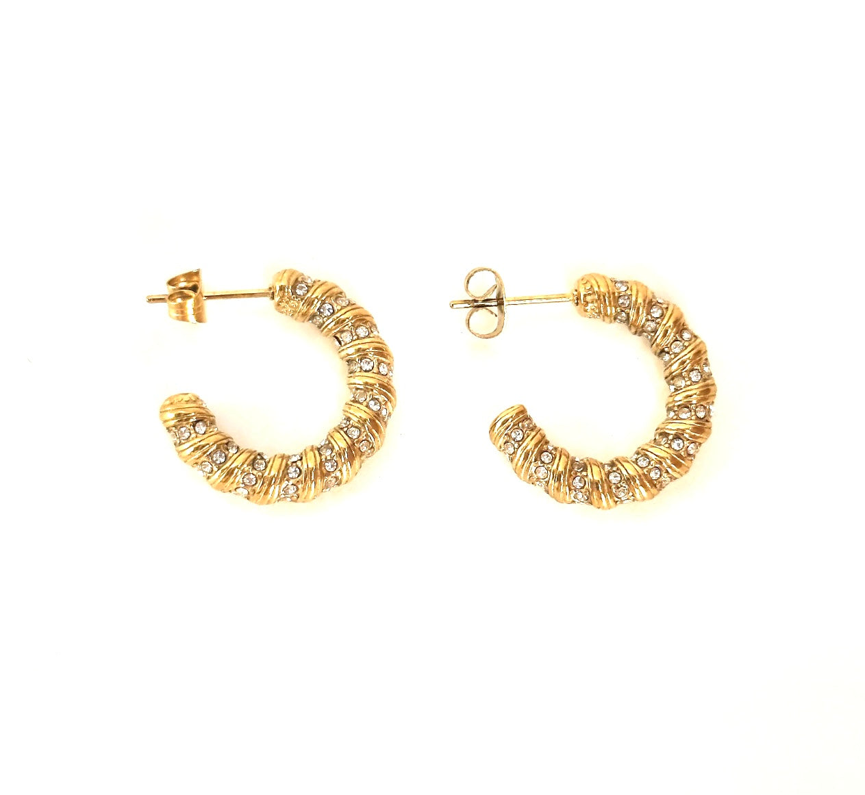 SMALL CZ HOOPS