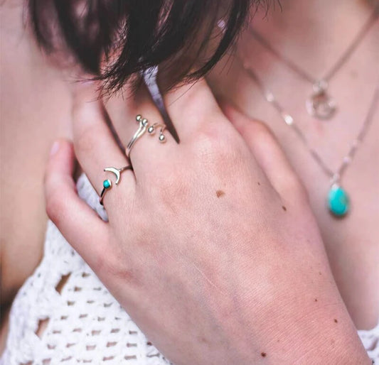 TURQUOISE MOON RING