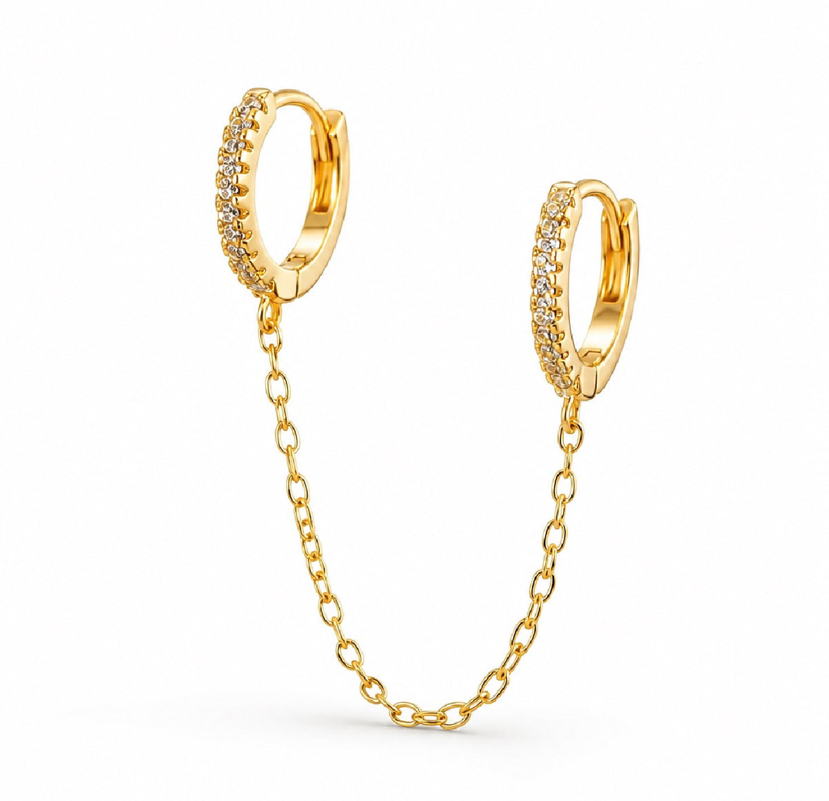 Double Loop Chain in 925 Sterling Silver - view 2