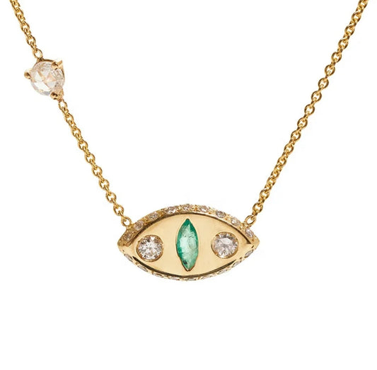 EMERALD EYE NECKLACE