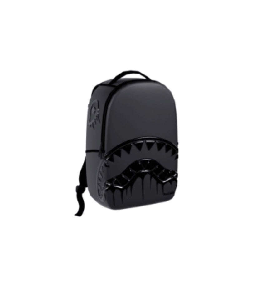 BLACKED OUT METALLIC DRIP BACKPACK